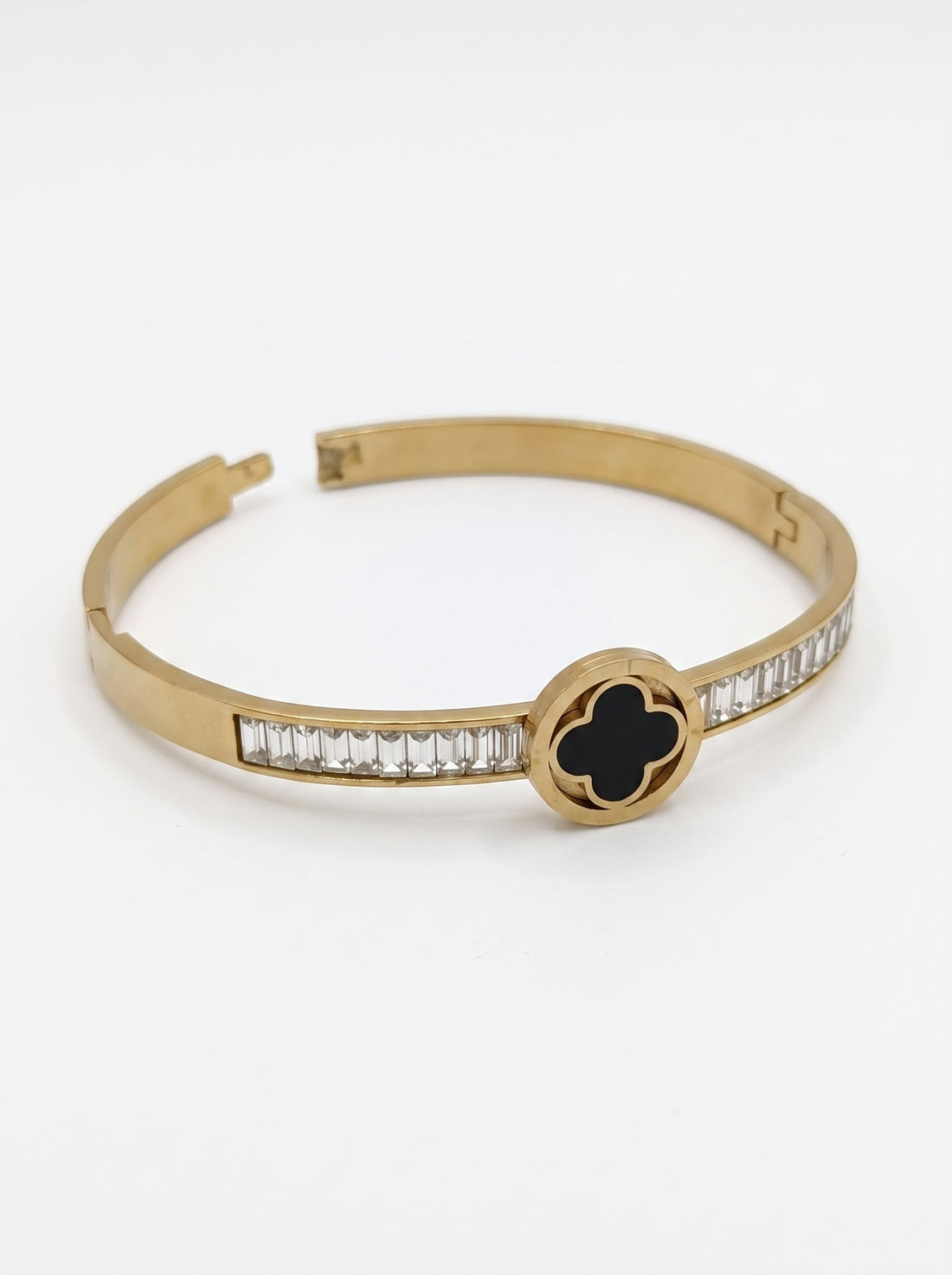 Ladies Bracelet - Antique Oxidized Silver Kada