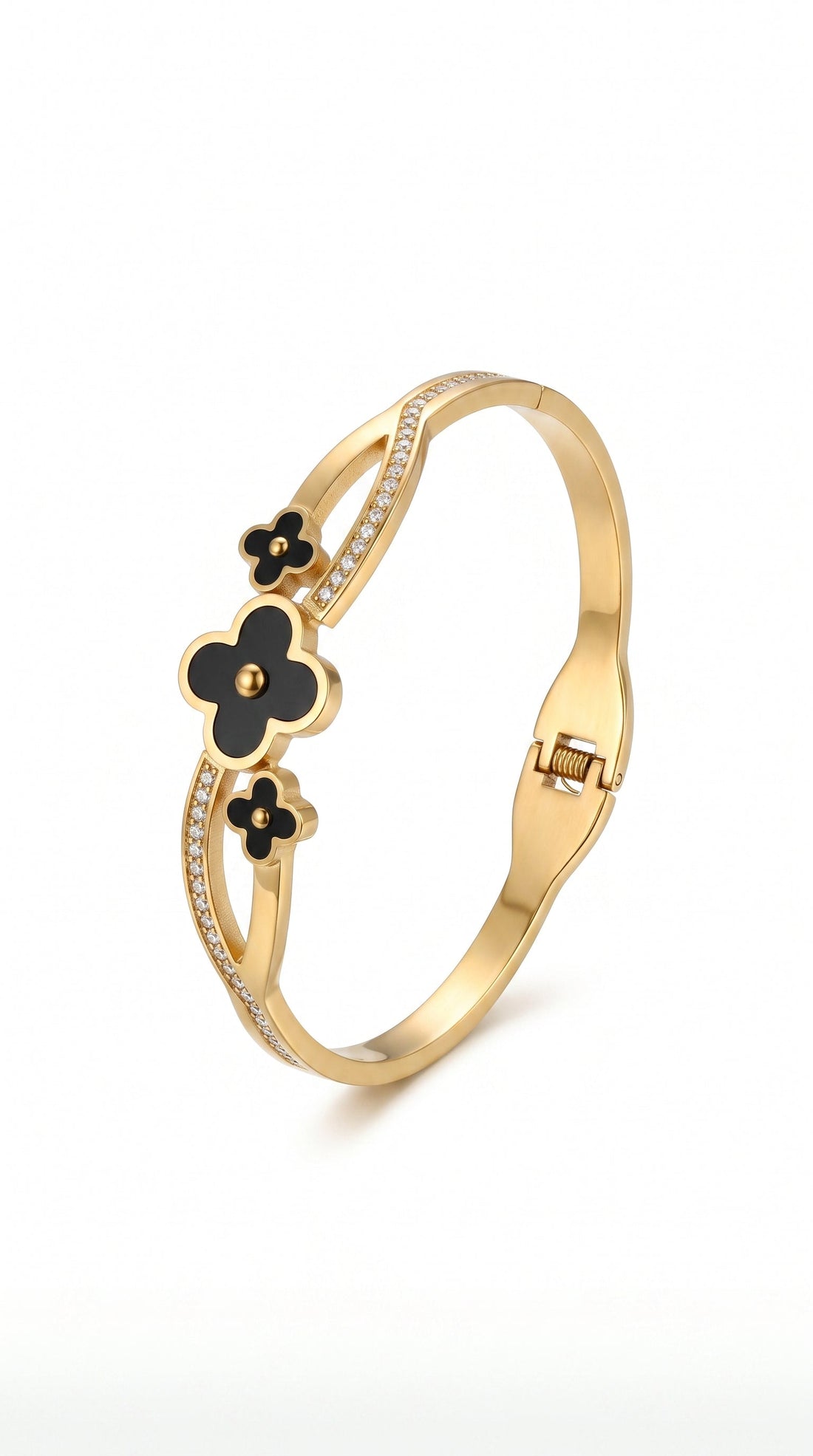 Ladies Bracelet - Floral Enamel Bangle